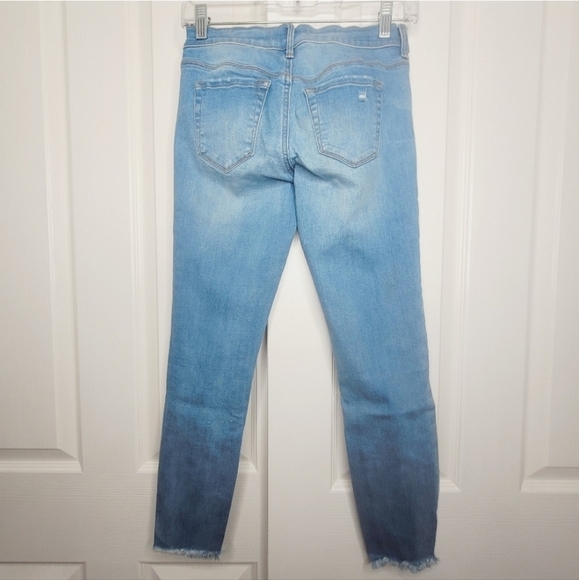 PACSUN High Rise Jegging Ankle Jeans Raw Hem Size 24 - Picture 8 of 8